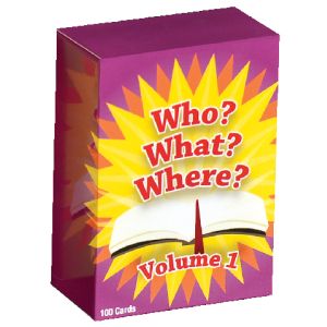 Who What Where Volume 1 Bible Card Game (English)