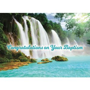 Congratulations on your baptism