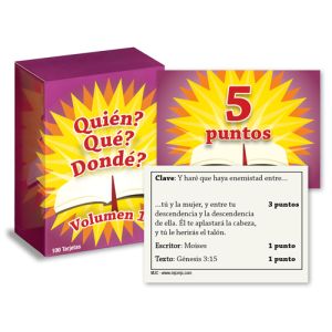 Juego: Quién Qué Dónde Volumén 1
