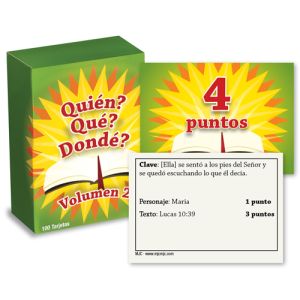 Juego: Quién Qué Dónde Volumén 2