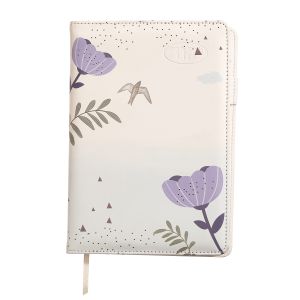 My Spiritual Notebook- Purple Poppies (English)